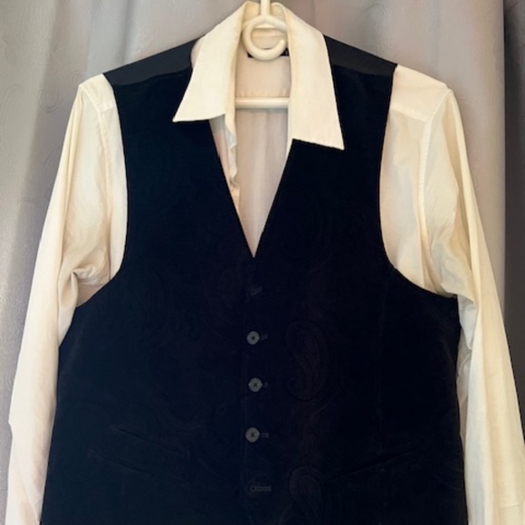 John Varvatos Paisley Vest - Picture 1 of 5